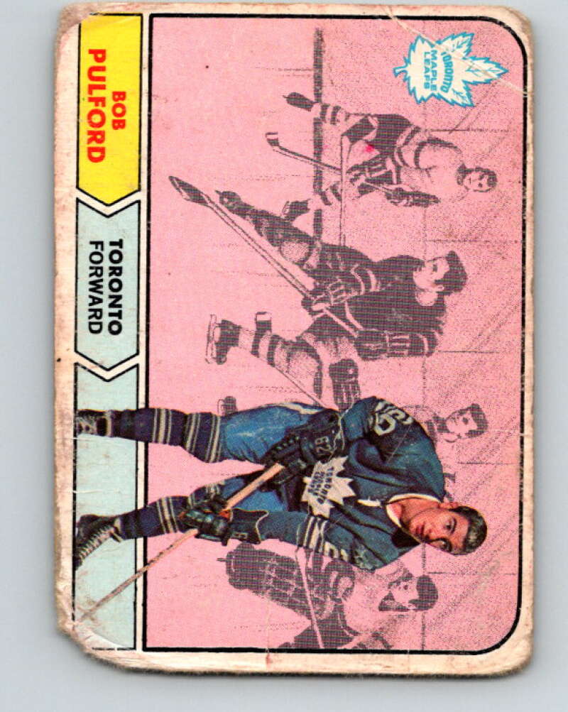 1968-69 O-Pee-Chee #129 Bob Pulford Toronto Maple Leafs V1071
