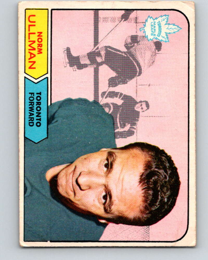 1968-69 O-Pee-Chee #131 Norm Ullman Toronto Maple Leafs V1074