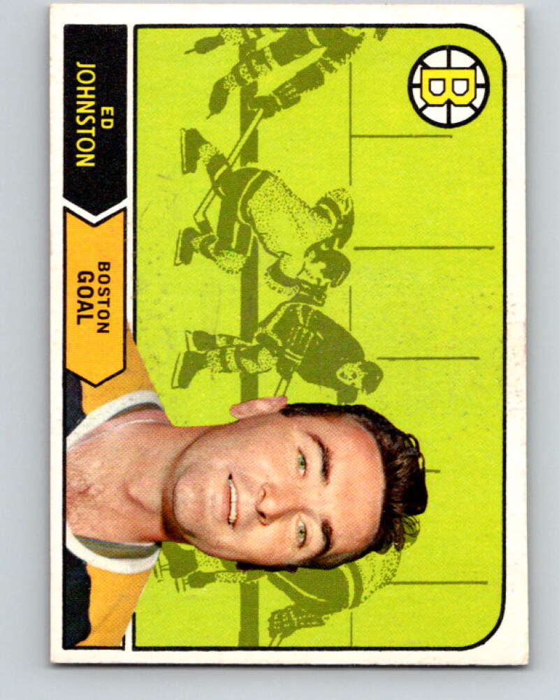 1968-69 O-Pee-Chee #133 Ed Johnston Boston Bruins V1076
