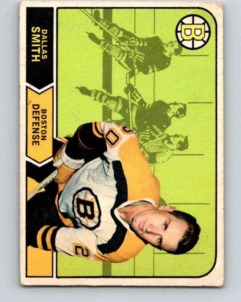 1968-69 O-Pee-Chee #136 Dallas Smith Boston Bruins V1080