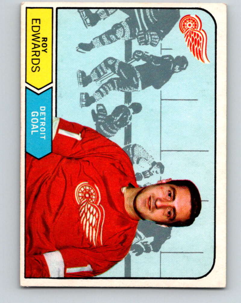 1968-69 O-Pee-Chee #144 Roy Edwards Detroit Red Wings V1094
