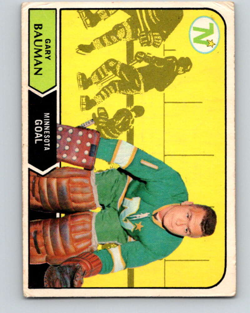 1968-69 O-Pee-Chee #145 Gary Bauman RC Rookie Minnesota North Stars V1095
