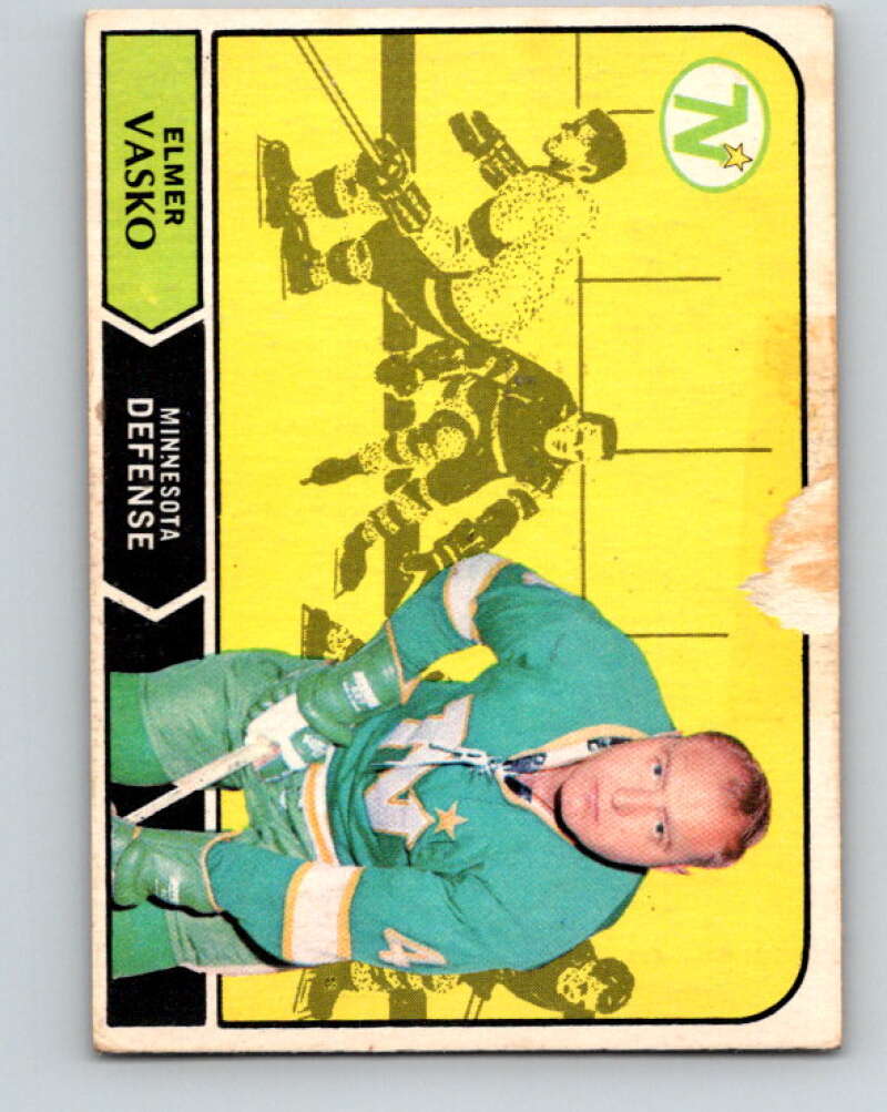 1968-69 O-Pee-Chee #147 Elmer Vasko Minnesota North Stars V1097