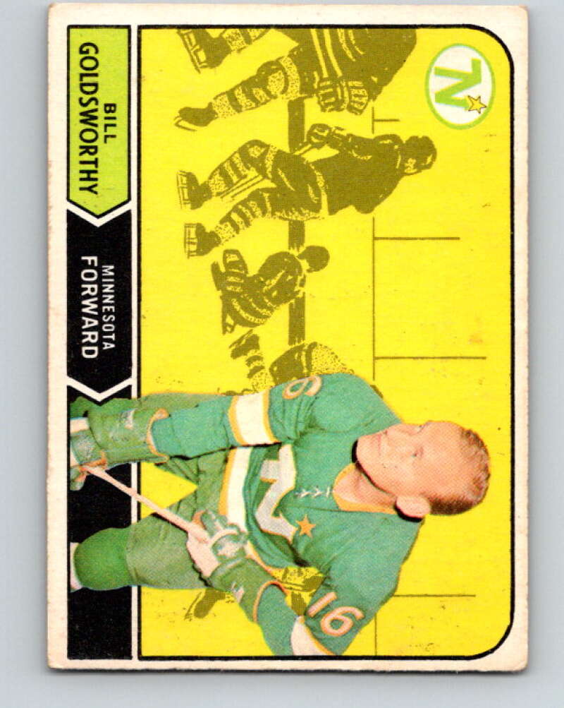 1968-69 O-Pee-Chee #148 Bill Goldsworthy RC Rookie Minnesota North Stars V1098