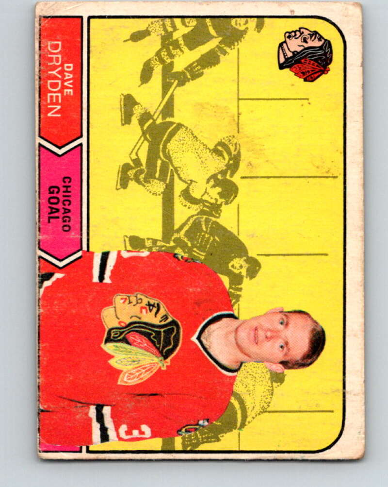 1968-69 O-Pee-Chee #150 Dave Dryden Chicago Blackhawks V1101