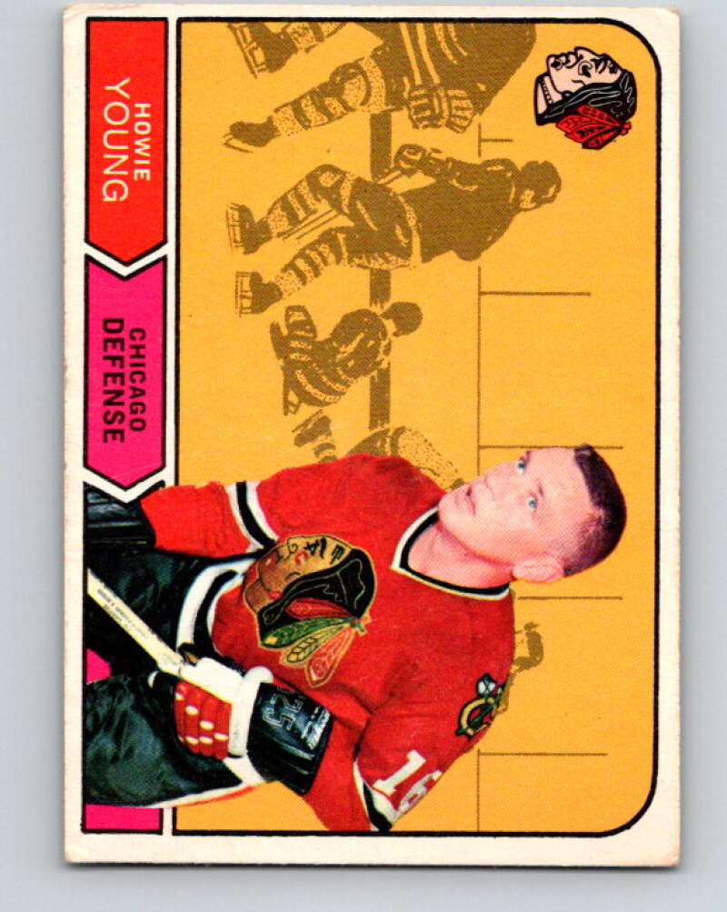 1968-69 O-Pee-Chee #151 Howie Young Chicago Blackhawks V1102