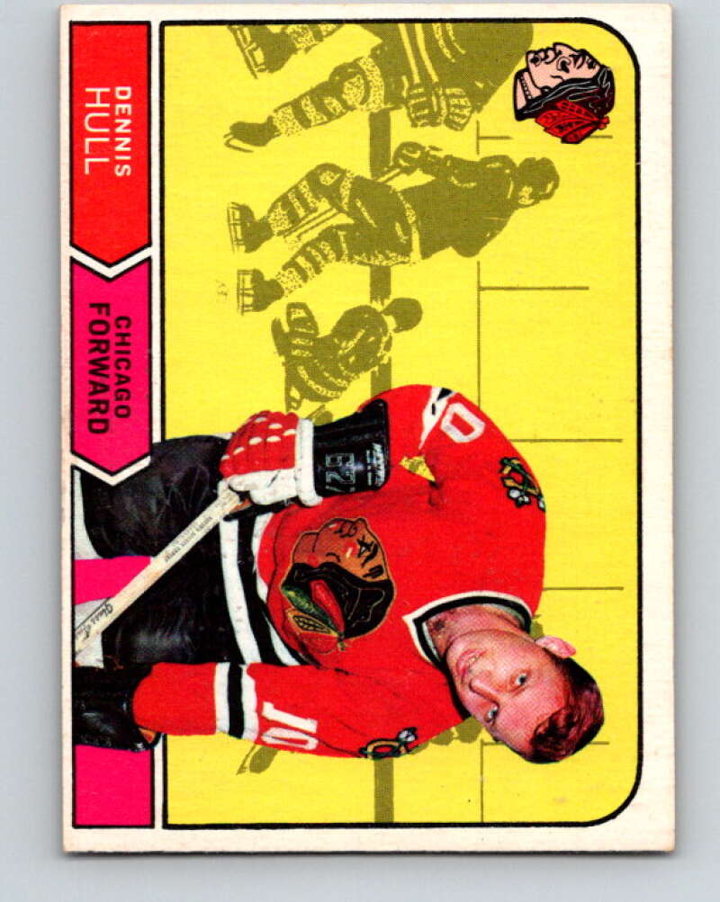 1968-69 O-Pee-Chee #153 Dennis Hull Chicago Blackhawks V1106