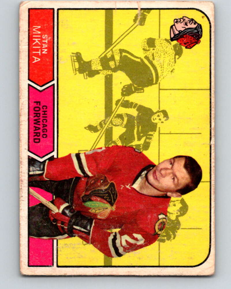 1968-69 O-Pee-Chee #155 Stan Mikita Chicago Blackhawks V1111