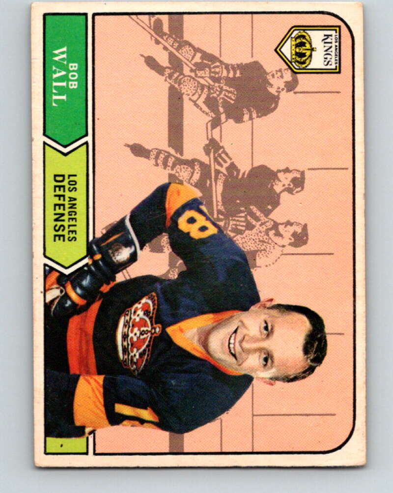 1968-69 O-Pee-Chee #156 Bob Wall Los Angeles Kings V1113