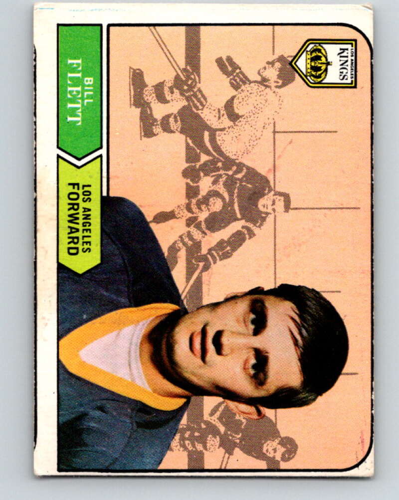 1968-69 O-Pee-Chee #159 Bill Flett RC Rookie Los Angeles Kings V1118