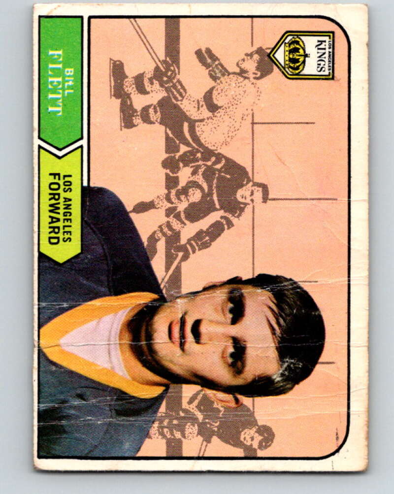 1968-69 O-Pee-Chee #159 Bill Flett RC Rookie Los Angeles Kings V1119