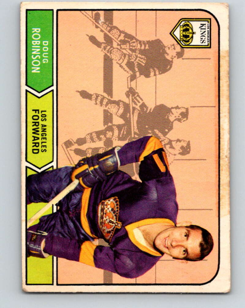 1968-69 O-Pee-Chee #160 Doug Robinson Los Angeles Kings V1120