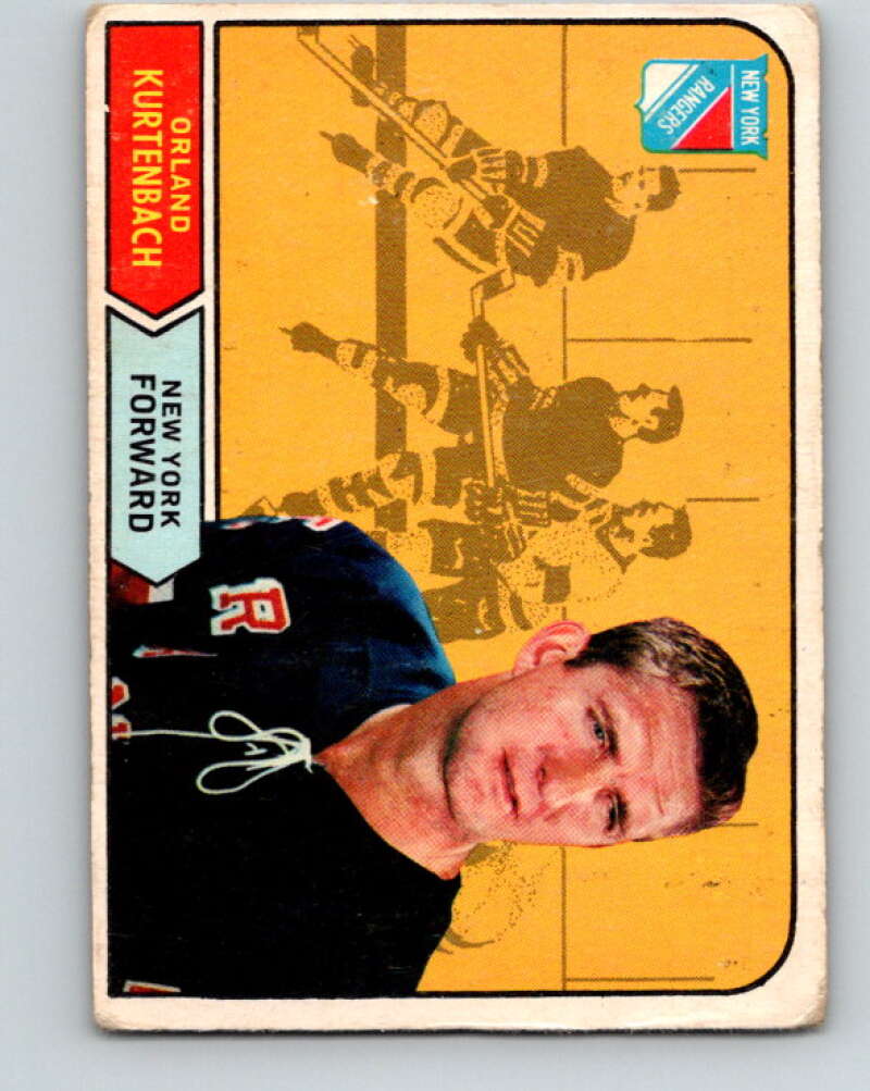 1968-69 O-Pee-Chee #170 Orland Kurtenbach New York Rangers V1133