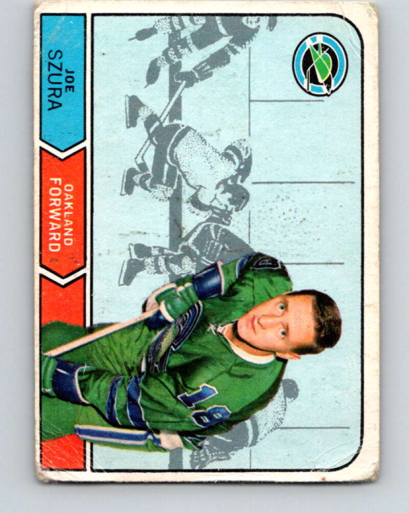 1968-69 O-Pee-Chee #175 Joe Szura RC Rookie Oakland Seals V1140