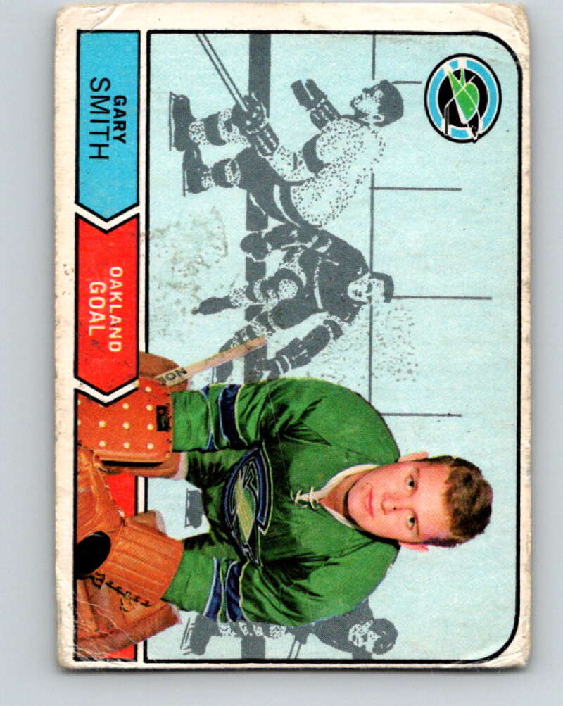 1968-69 O-Pee-Chee #176 Gary Smith RC Rookie Oakland Seals V1141