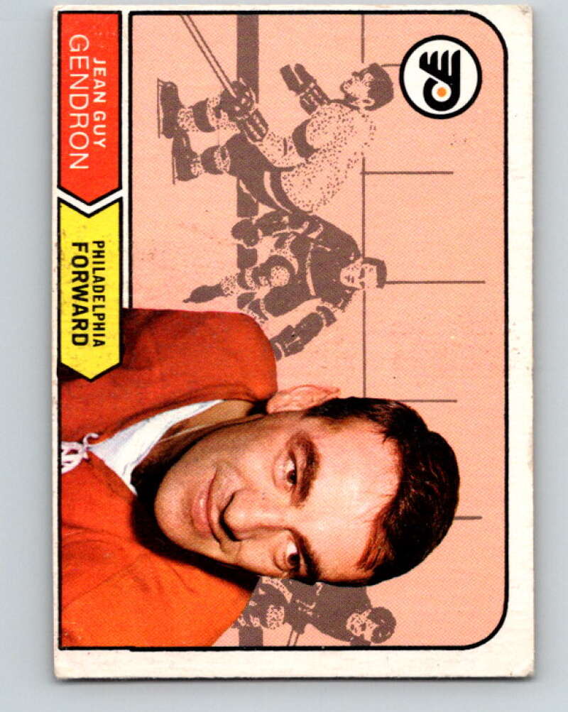 1968-69 O-Pee-Chee #185 Jean-Guy Gendron Philadelphia Flyers V1152