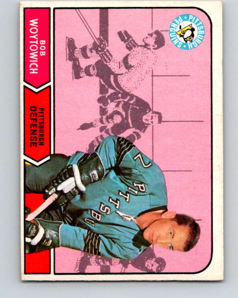 1968-69 O-Pee-Chee #192 Bob Woytowich Pittsburgh Penguins V1160