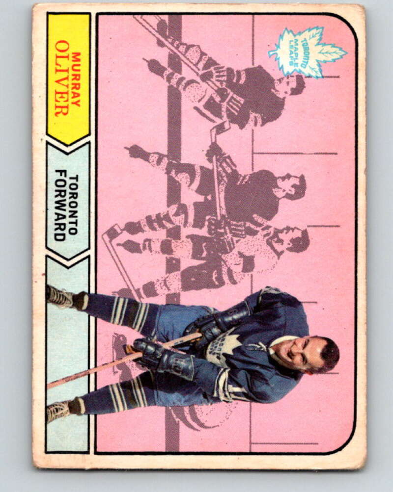 1968-69 O-Pee-Chee #194 Murray Oliver Toronto Maple Leafs V1162