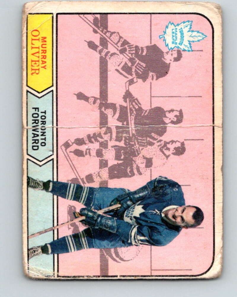 1968-69 O-Pee-Chee #194 Murray Oliver Toronto Maple Leafs V1163