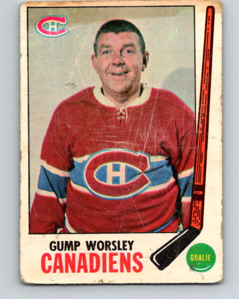 1969-70 O-Pee-Chee #1 Gump Worsley Montreal Canadiens V1189