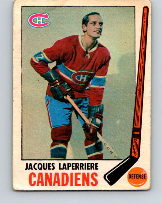 1969-70 O-Pee-Chee #3 Jacques Laperriere  Montreal Canadiens  V1192