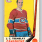 1969-70 O-Pee-Chee #5 J.C. Tremblay  Montreal Canadiens  V1195