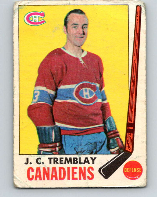1969-70 O-Pee-Chee #5 J.C. Tremblay  Montreal Canadiens  V1197