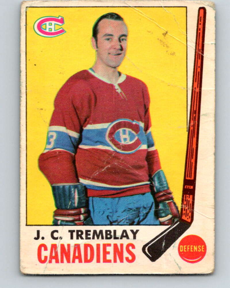 1969-70 O-Pee-Chee #5 J.C. Tremblay Montreal Canadiens V1198