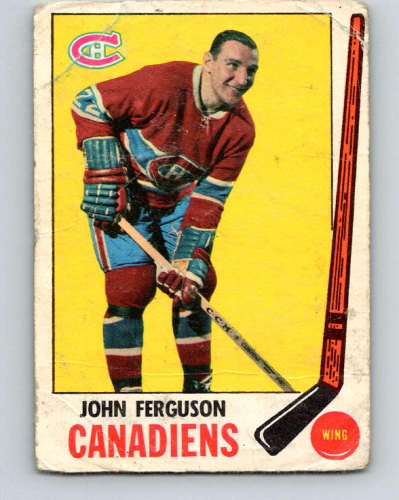1969-70 O-Pee-Chee #7 John Ferguson Montreal Canadiens V1201