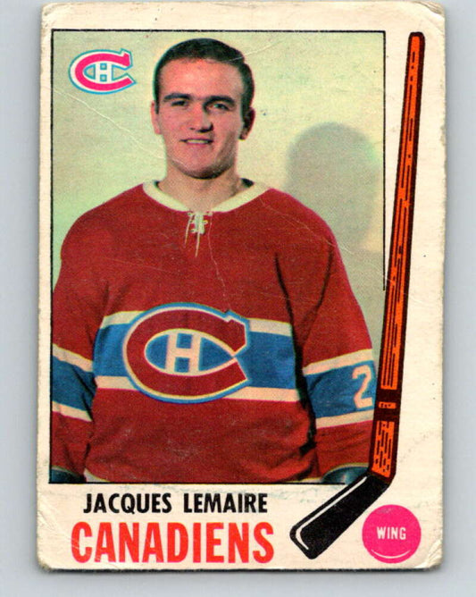 1969-70 O-Pee-Chee #8 Jacques Lemaire  Montreal Canadiens  V1202