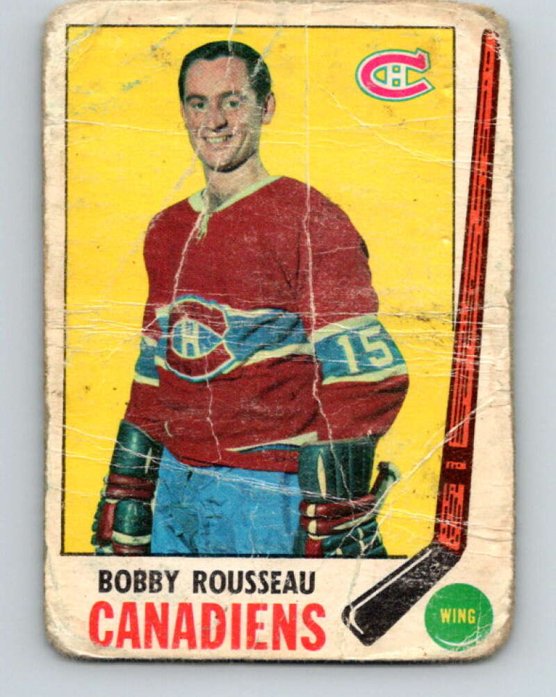 1969-70 O-Pee-Chee #9 Bobby Rousseau Montreal Canadiens V1203