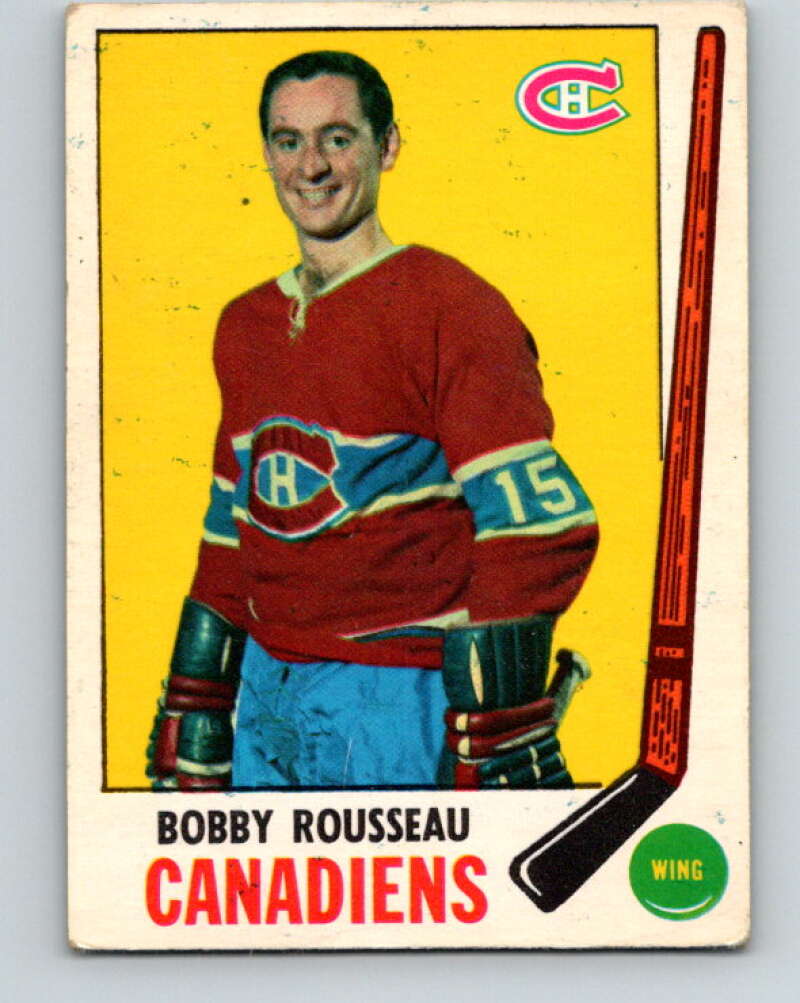 1969-70 O-Pee-Chee #9 Bobby Rousseau Montreal Canadiens V1204