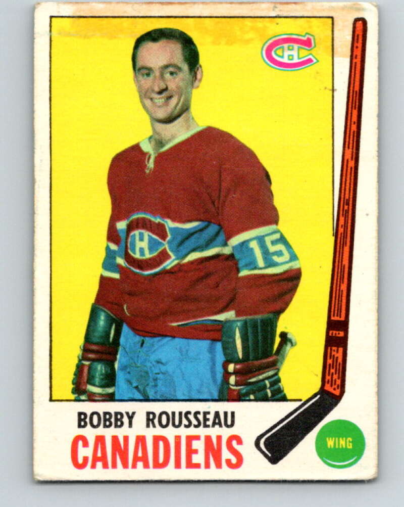1969-70 O-Pee-Chee #9 Bobby Rousseau Montreal Canadiens V1205
