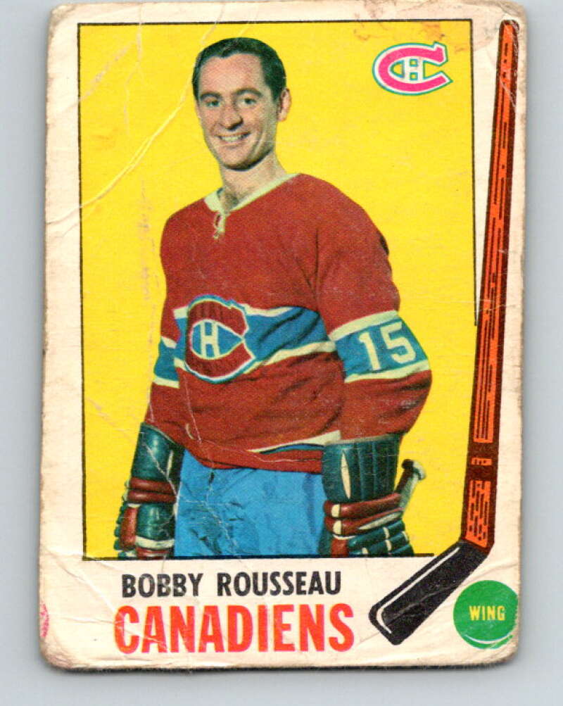 1969-70 O-Pee-Chee #9 Bobby Rousseau Montreal Canadiens V1206
