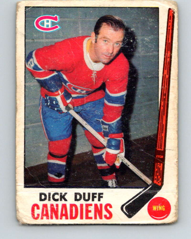 1969-70 O-Pee-Chee #11 Dick Duff Montreal Canadiens V1207