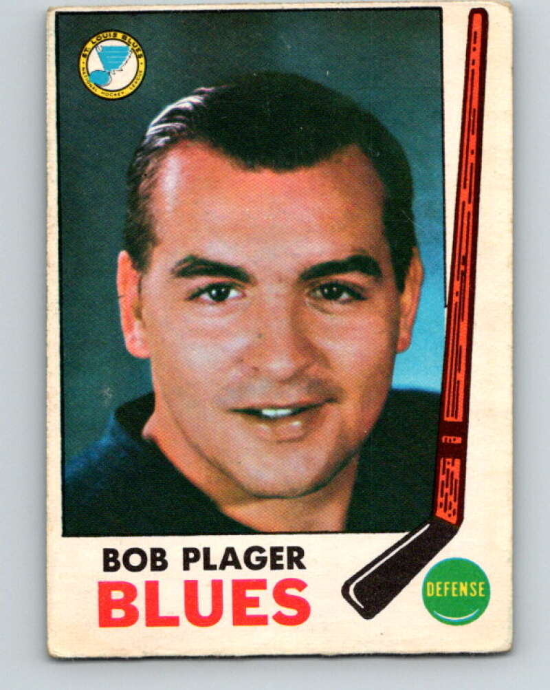 1969-70 O-Pee-Chee #13 Bob Plager St. Louis Blues V1210