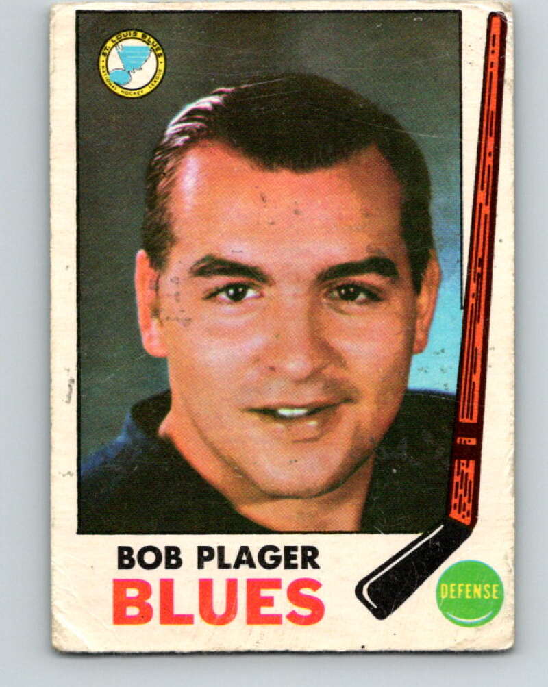 1969-70 O-Pee-Chee #13 Bob Plager St. Louis Blues V1211