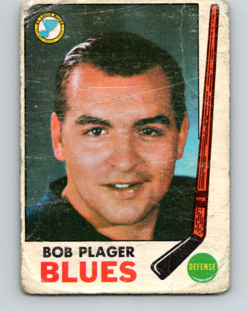 1969-70 O-Pee-Chee #13 Bob Plager St. Louis Blues V1212