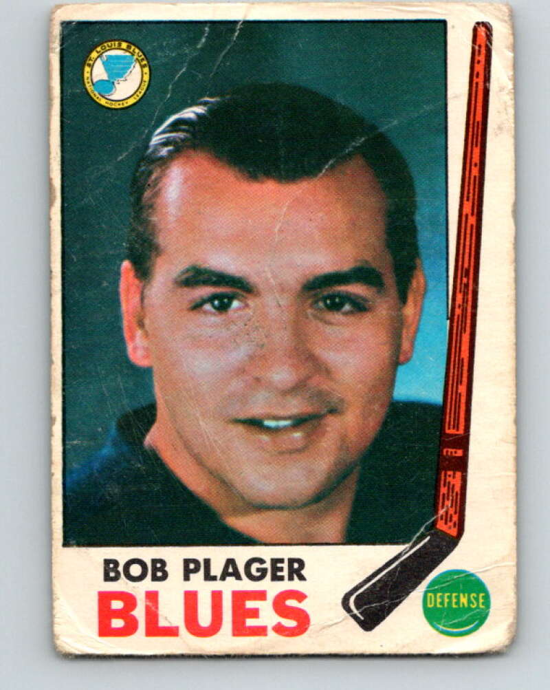 1969-70 O-Pee-Chee #13 Bob Plager St. Louis Blues V1213