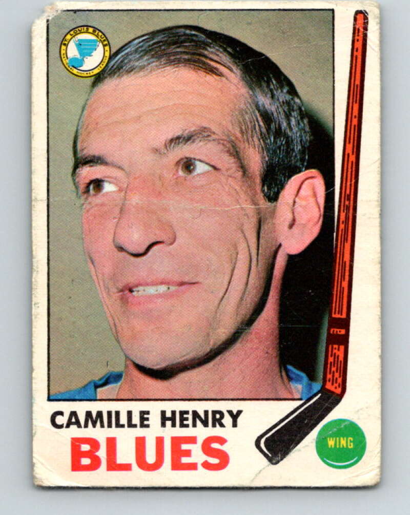 1969-70 O-Pee-Chee #17 Camille Henry St. Louis Blues V1224
