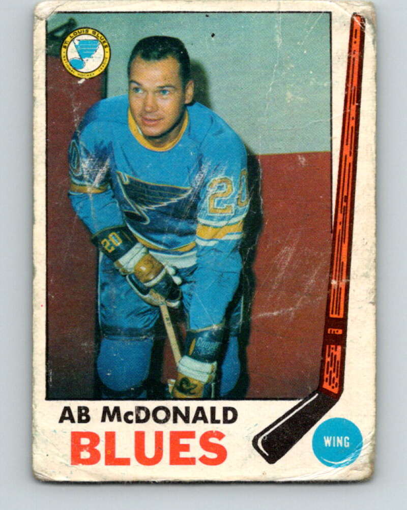 1969-70 O-Pee-Chee #18 Ab McDonald St. Louis Blues V1228