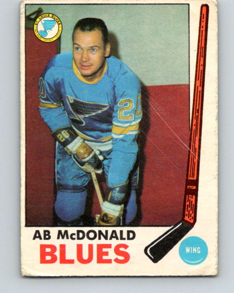 1969-70 O-Pee-Chee #18 Ab McDonald St. Louis Blues V1230