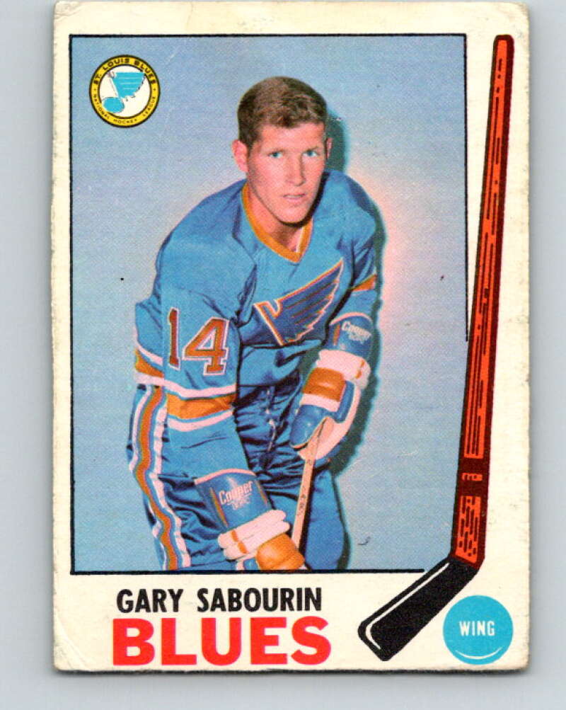 1969-70 O-Pee-Chee #19 Gary Sabourin St. Louis Blues V1232