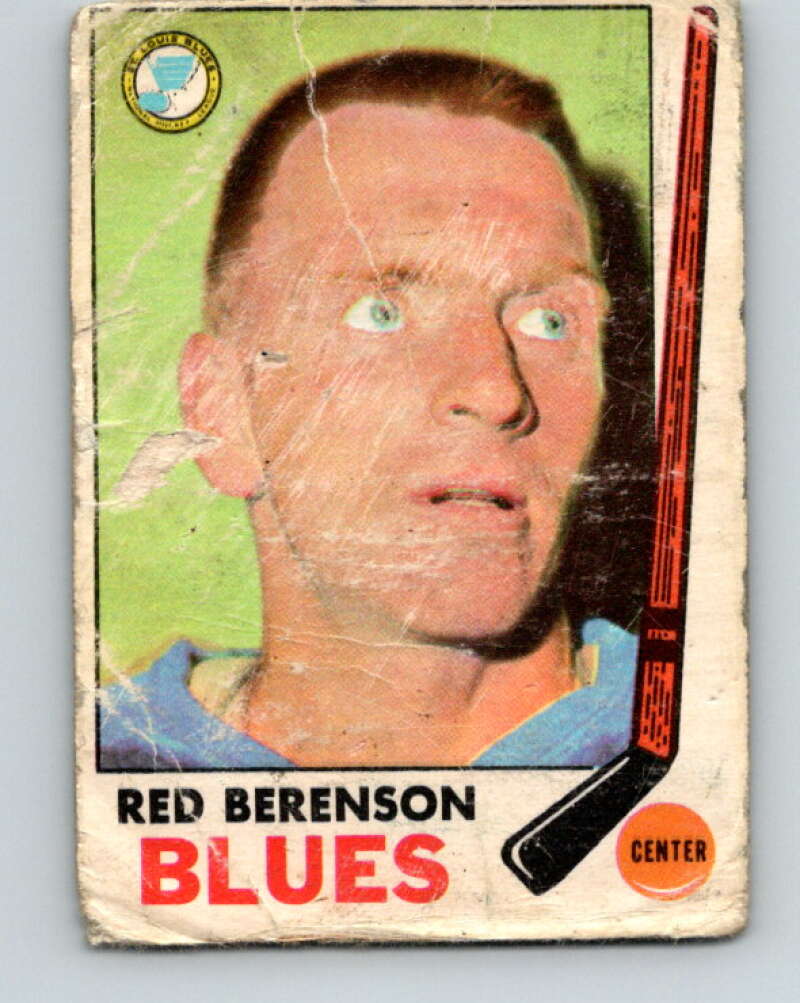 1969-70 O-Pee-Chee #20 Red Berenson St. Louis Blues V1236