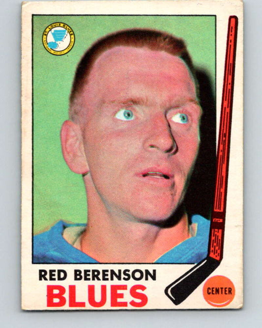1969-70 O-Pee-Chee #20 Red Berenson  St. Louis Blues  V1238
