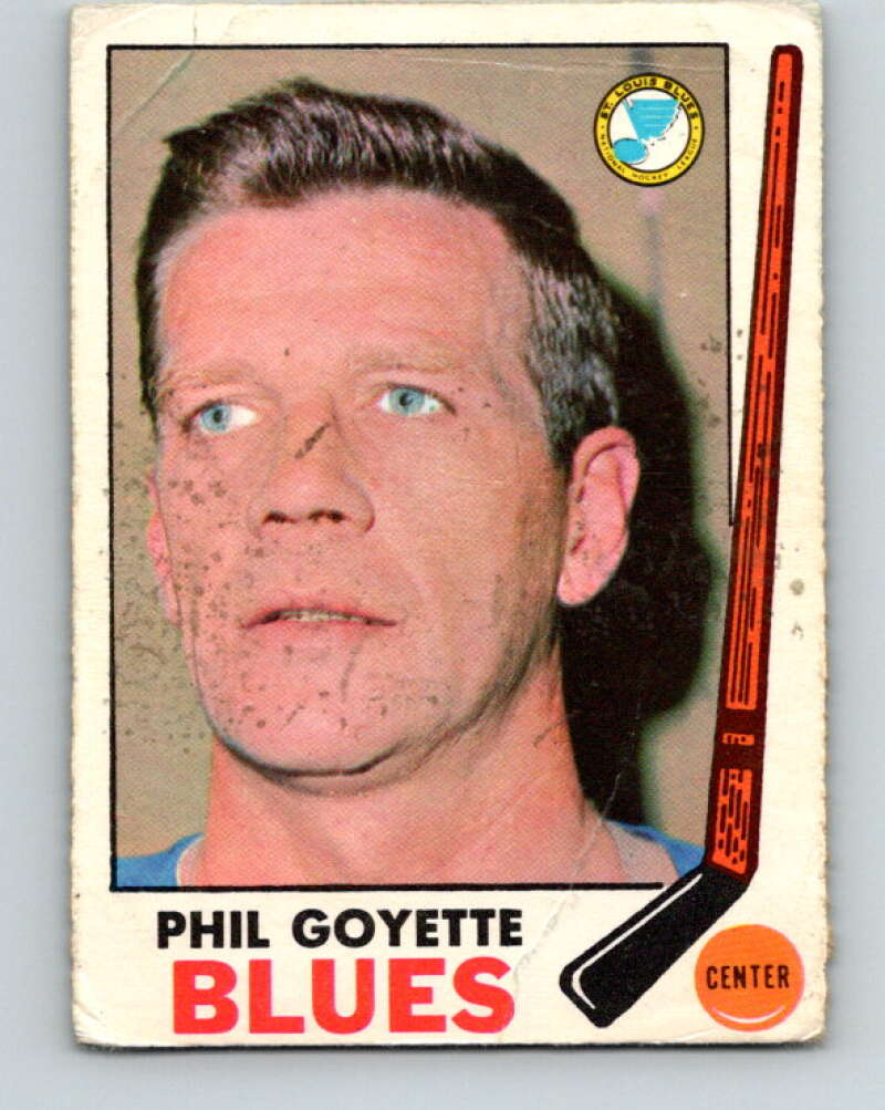 1969-70 O-Pee-Chee #21 Phil Goyette St. Louis Blues V1239