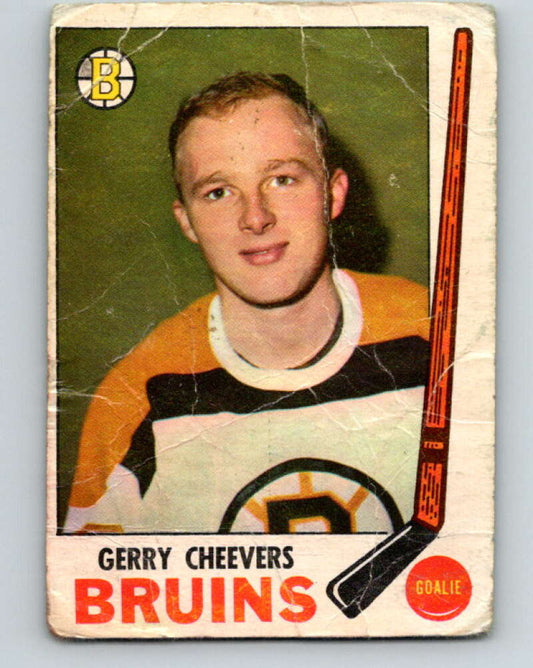 1969-70 O-Pee-Chee #22 Gerry Cheevers  Boston Bruins  V1241