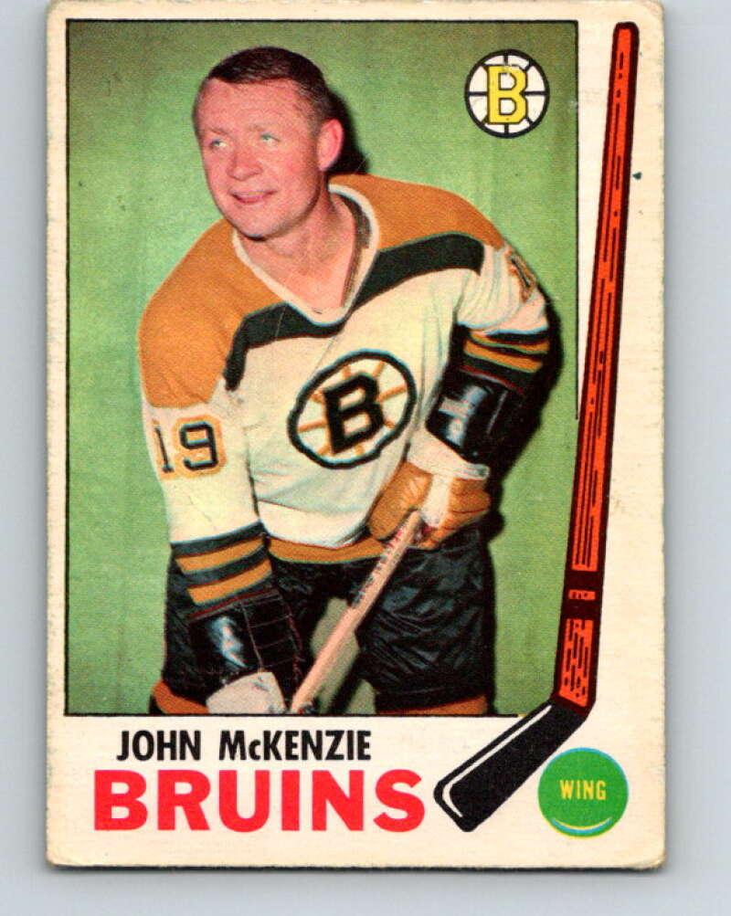 1969-70 O-Pee-Chee #28 John McKenzie Boston Bruins V1257