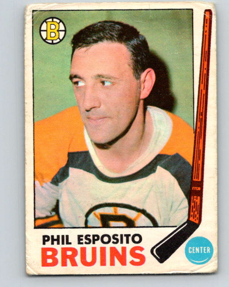 1969-70 O-Pee-Chee #30 Phil Esposito Boston Bruins V1259
