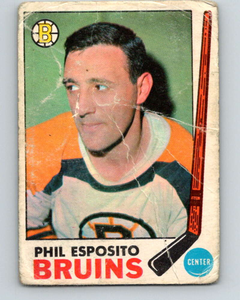 1969-70 O-Pee-Chee #30 Phil Esposito Boston Bruins V1260